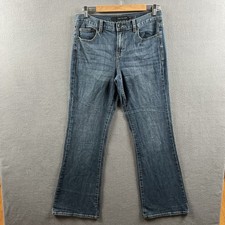 Vintage Calvin Klein Bootcut Jeans Women  s Size 29/8 Medium Wash Whiskers Y2K