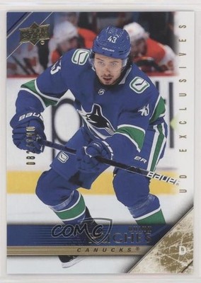 2020-21 Extended Series 2005-06 Upper Deck Tribute Exclusives Quinn Hughes 0pz2