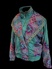 Vintage 80s-90s Lavon By Cheerful Corp Track Jacket Windbreaker Sz S