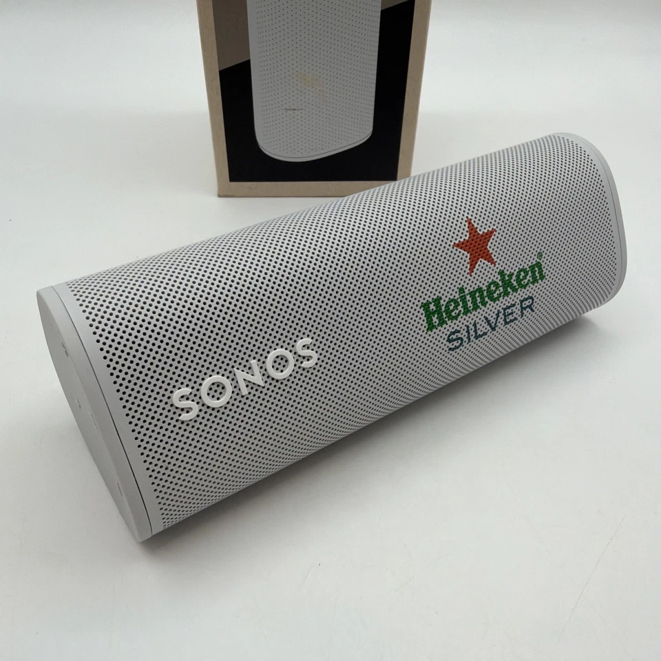 Sonos Roam S27 Bluetooth Heineken Silver Logo Promotional - Tested - RARE - Image 2 of 4
