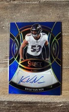 2025 Panini Select - Signatures Kyle Van Noy #SP-KVY Blue Prizm /149 (AU)