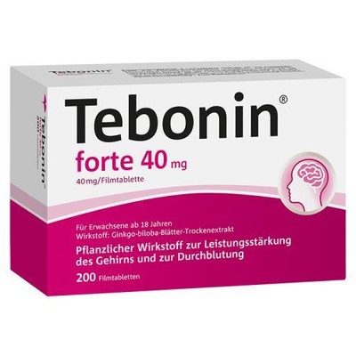 3x TEBONIN forte 40 mg Filmtabletten 200 ST PZN 4247370