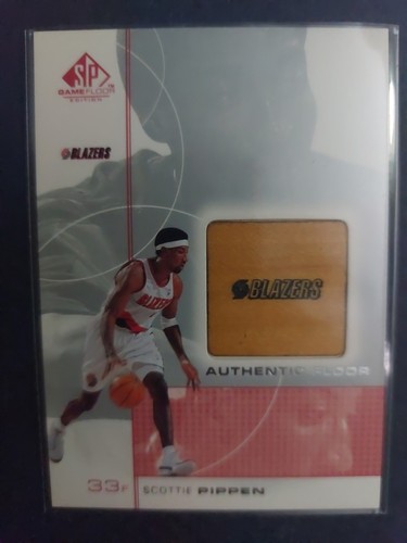 Scottie Pippen #SP 2000 SP Game Floor Authentic Floor card