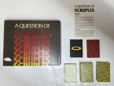 Scruples A Question Game (Read Description) 