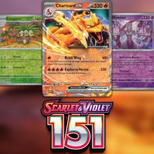 Pokemon 151 English Reverse Holo, Rare and EX Complete your Master Set