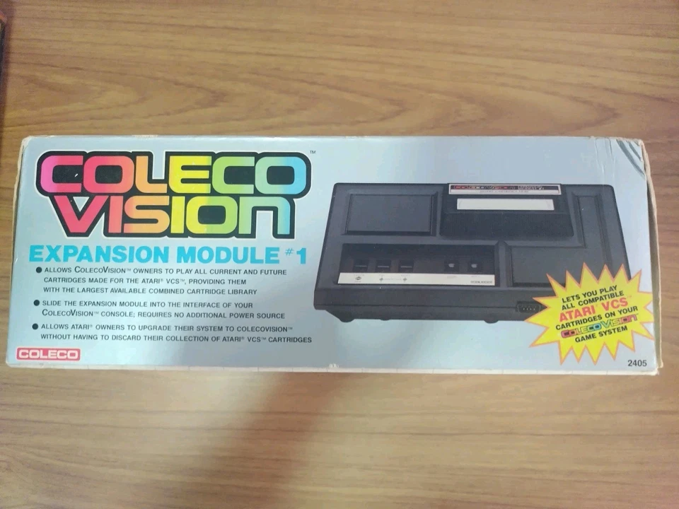 ColecoVision Expansion Module #1 Game Adapter Original Box Brand New Sealed - Image 3 of 4