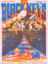 The black keys June 9th 2026 Ogden, UT Poster