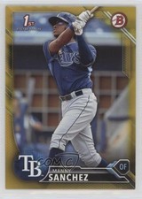 2016 Bowman Prospects Gold 19/50 Manny Sanchez #BP28 9qd
