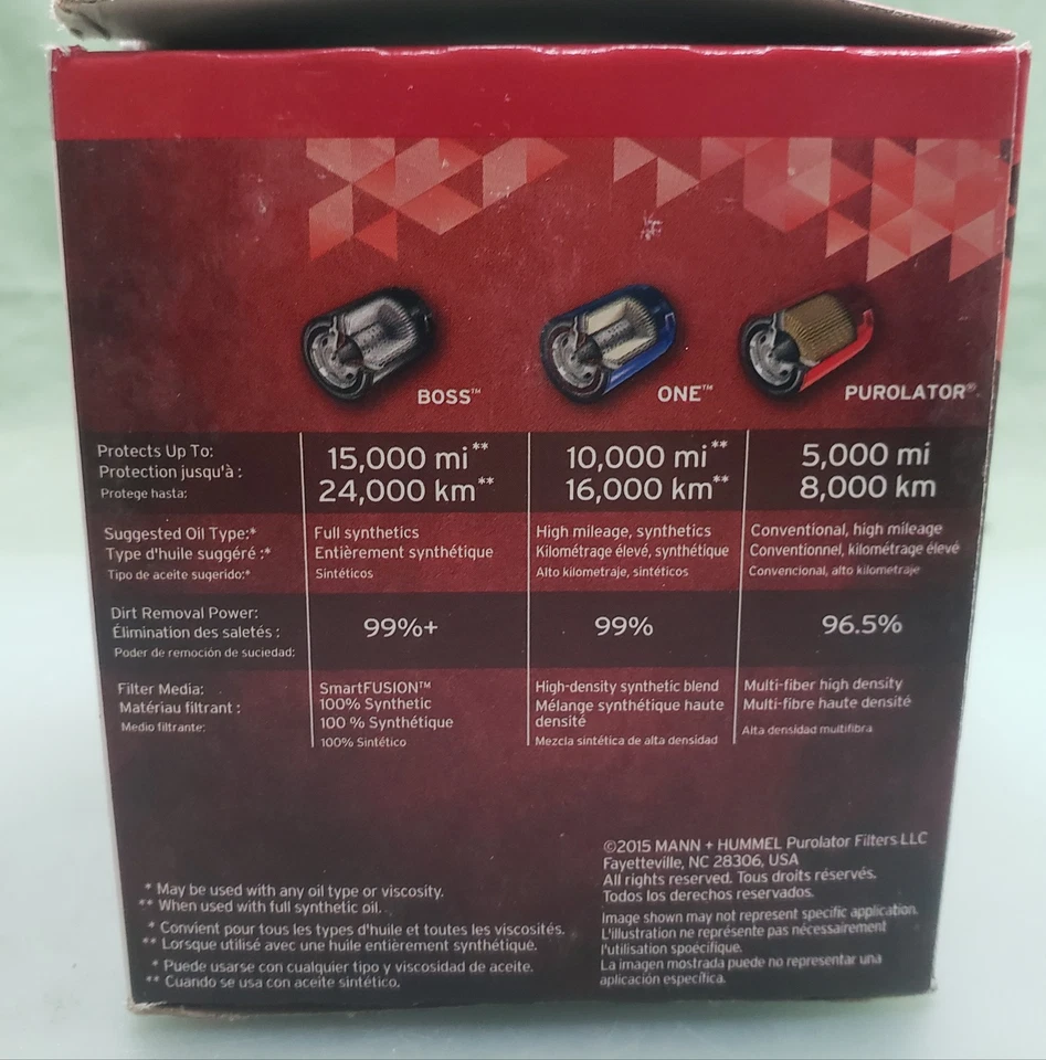 全新 正品 Purolator L10241 高级保护旋转滤油器 — 第 3/4 张图片