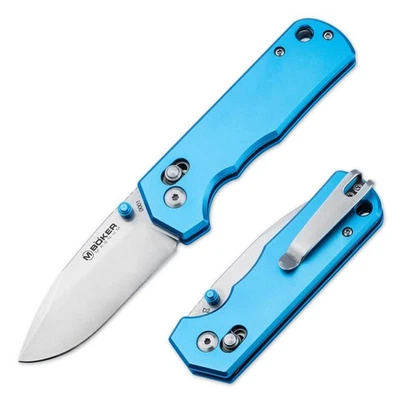 MAGNUM Rockstub Blue Elox Taschenmesser 440B Metallgriff Crossbar Lock 01SC711 - Bild 1 von 4