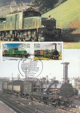 Carte 1er jour La légende du rail Crampton 2001 