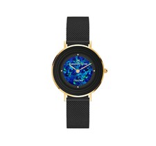 Dark Vouge Cliff Blue Opal Watch - 28mm