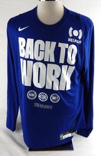 2024-25 Detroit Pistons Jaden Ivey #23 Game Used Blue Shirt NBA Playoffs XL 139