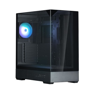 8800263650163 PC case P40 Prism Mid-Tower Tempered Glass black Zalman