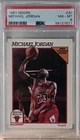 1991 Hoops MICHAEL JORDAN #30 PSA 8 NM-MT Chicago Bulls MVP Vintage Card 🔥 HOF
