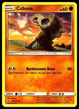 Cubone #57/131 SM - Forbidden Light Lightly played - Pokemon Card on eBay