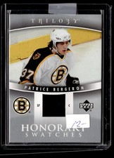 2006-07 Upper Deck Trilogy Honorary Swatches Patrice Bergeron Boston Bruins