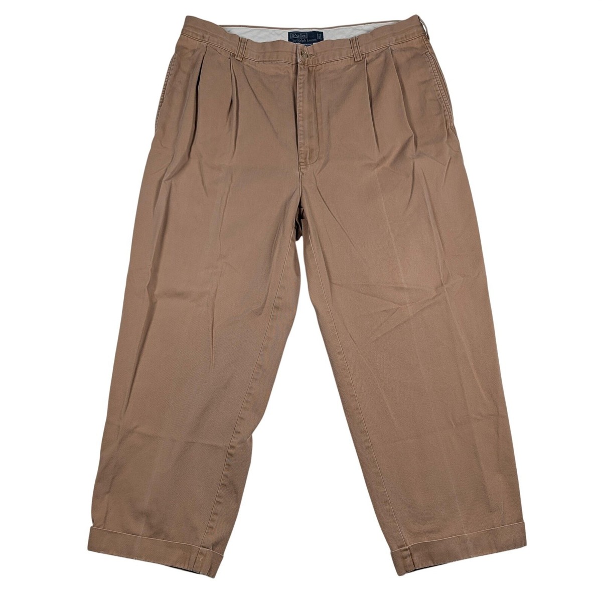 Vintage Polo Ralph Lauren Pants Mens 36x30 Hammond Chino Double