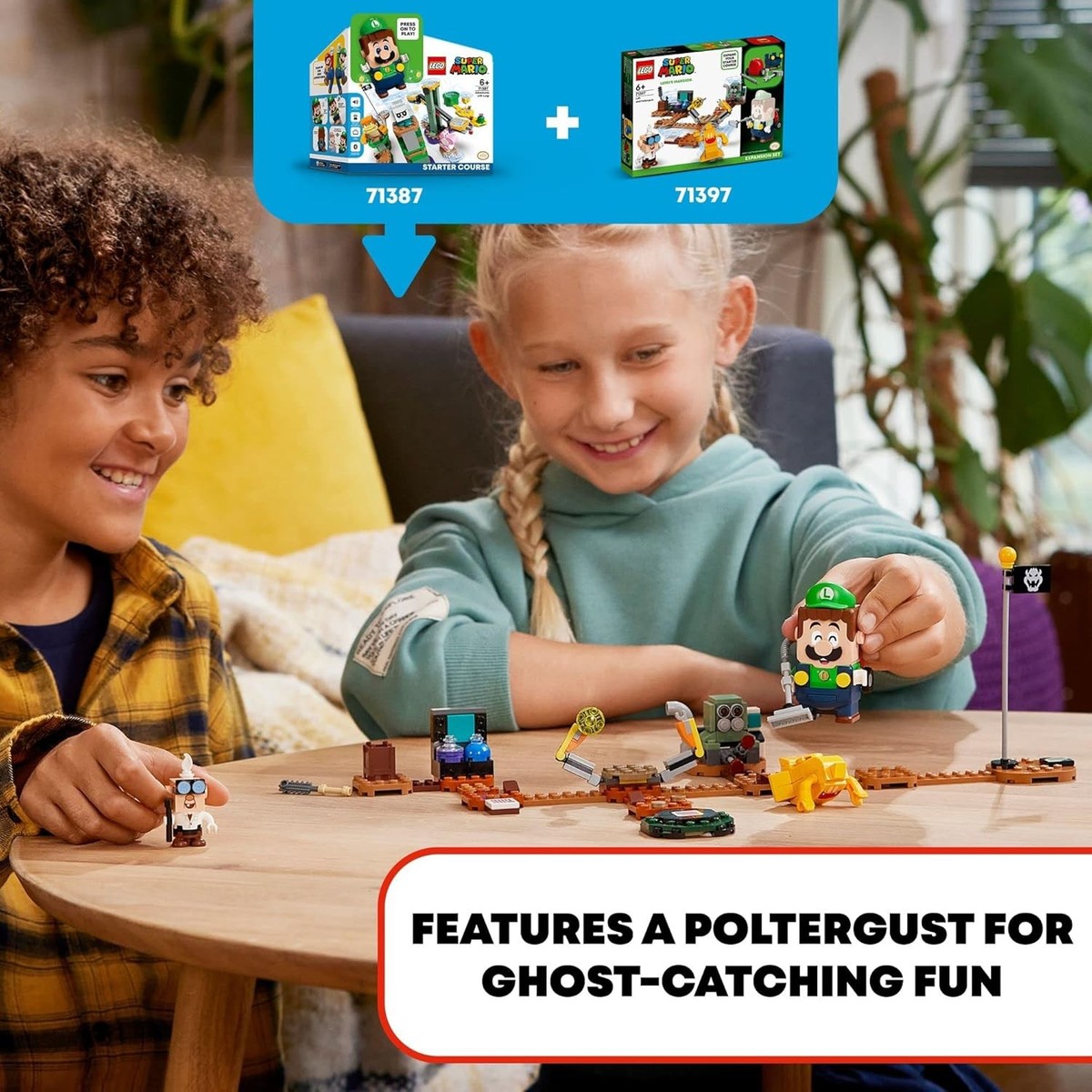 New) LEGO Super Mario Luigi's Mansion Lab and Poltergust Expansion