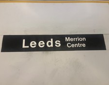 Leeds Merrion Centre - Yorkshire Leeds Bus Destination 38x6” Blind Gift