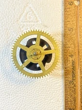 Sessions Chime Clock Strike Side 3rd Wheel - Vintage Clock Parts KD3398