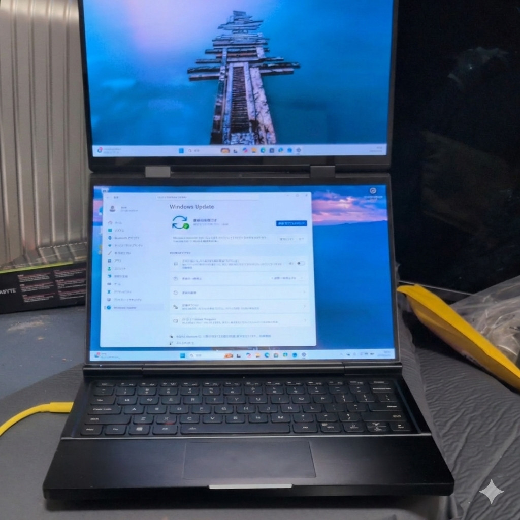 GPD DUO 32GB/1TB AMD Ryzen AI 9 HX 370 13.3″ Dual Screen AMOLED Display Japan