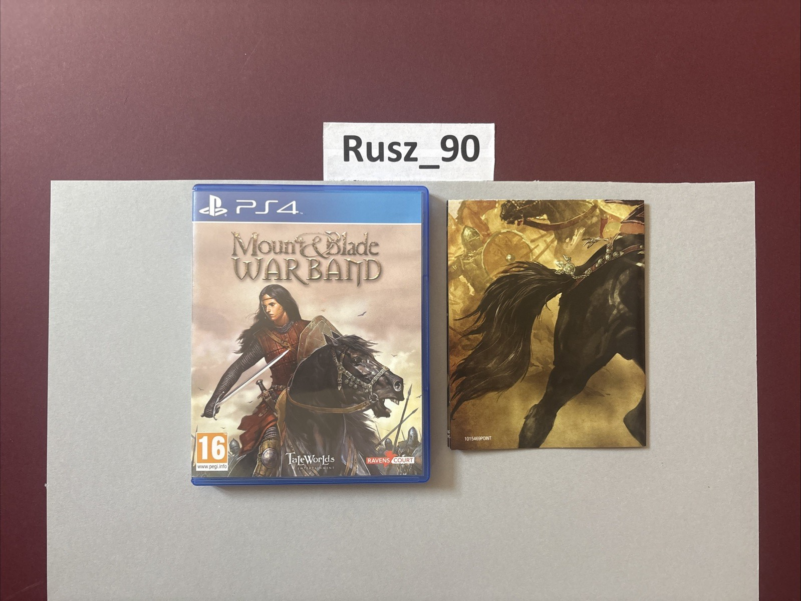 Mount & Blade Warband PS4/5 PlayStation 4/5 With Poster 2016 PEGI 16 UK PAL CIB