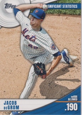 2022 Topps #SS-23 Jacob deGrom Significant Statistics