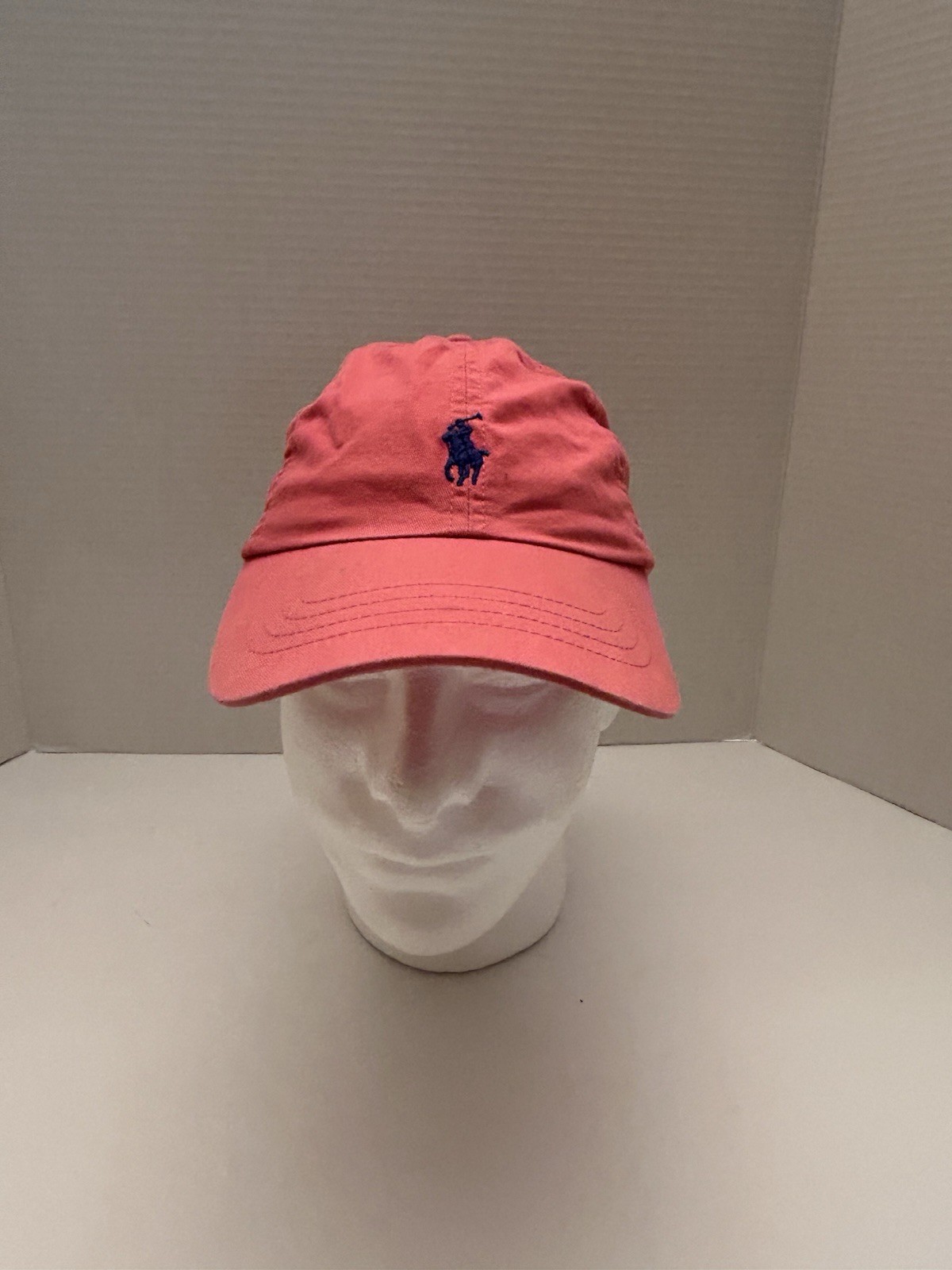 POLO Ralph Lauren cappello con cinturino berretto da ballo rosa blu logo pony