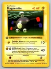 1999 Pokemon 1st Edition: Magnemite 053/102 Base Set (Shadowless)