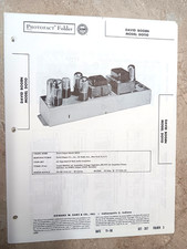 NOS SAMS PHOTOFACT SERVICE MANUAL 330/9 Pilot AA-905 Integrated AMP