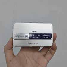 SONY Cyber Shot DSC-T99 CCD 14.1MP 4x Optical Zoom Digital Camera-Silver 90% New