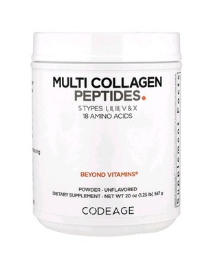 Codeage Hydrolyzed Multi Collagen Peptides Unflavored Powder Grass Fed - 20oz