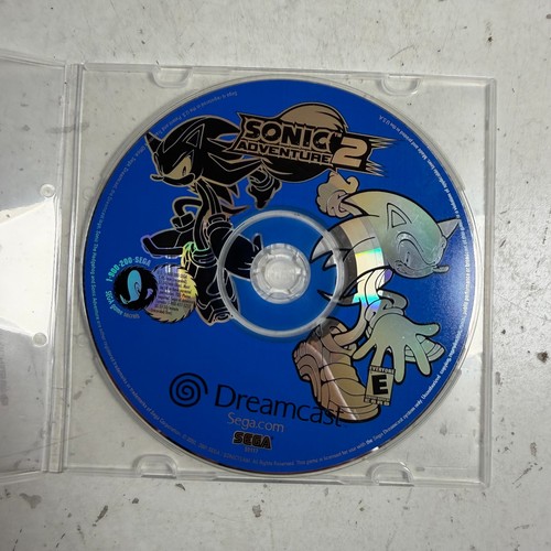 Sonic Adventure 2 (Sega Dremcast, 2001) Sega Racing Video Game - Disc Only