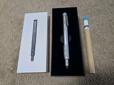 LIX 3D Printing Pen Gray. Includes Plastic Sticks. Blue And Orange. Used Once 