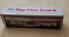 Hess Toy Fire Truck 1989 Vintage Gasoline Engine with Lights and Sounds NIB Rare