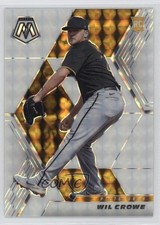 2021 Panini Mosaic Rookie White Mosaic Prizm 1/25 Wil Crowe #218 10j2