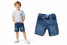 Levi  s 511 Slim Boys Denim Shorts Size 6 Blue Stretch Jean Shorts