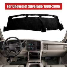 Black Mat Dash Cover Dashboard Pad For 99-06 Chevy Silverado 1500 2500 3500