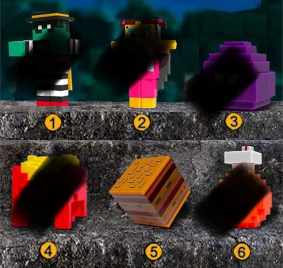 Figurine MINECRAFT Numéro 5 + Code MacDonald's Mcdo Happy Meal 2025 NEUF Scellée - Photo 2/4