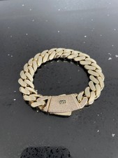 15mm Cuban Link Chain 20–30” | 14K Real Yellow Gold Plated | Box Clasp | UK Sell