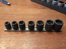 Snap On 3/8” Drive 7 Piece Impact 3/8”-3/4” IMF 240,220,200,180,160,140,120.