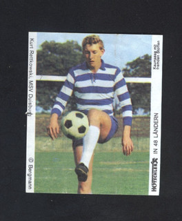 Kurt RETTKOWSKI MSV Duisburg BRD HITSCHLER Sammelbild RARITÄT