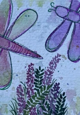 ACEO Original Mixed Media Painting Art Card