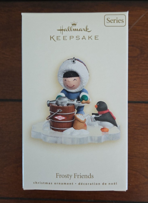 Vintage Hallmark Frosty Friends 2007 #28 in series w/box & tag