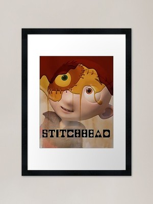 Stitch Head Movie Framed Art Print Framed Wall Art Poster Canvas Print Picture