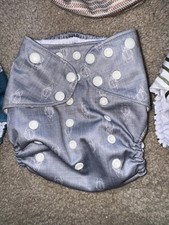 Teddy Tails blue beetle pocket diaper OS 365 