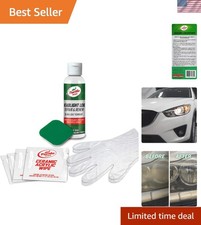 Speed Headlight Lens Restoration Kit: 2oz Compound  Ceramic Wipes for Clarity