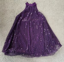 Balera Purple Sequin Large Dance Top