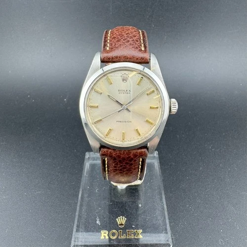 ROLEX Oyster Precision REF. 6426 Vintage 35mm Mechanical Dress Watch w/Box